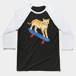 Cartoon cat 5 Baseball T-Shirt